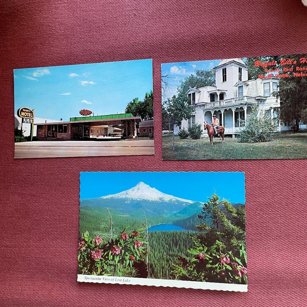 Vintage Lot of 9 Postcards from Nevada and California